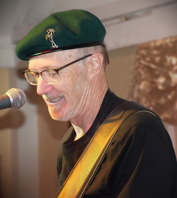 Mark at CD release party